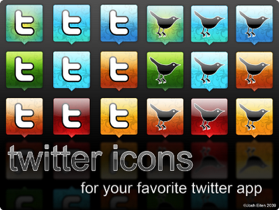 Twitter icons by jossotdesign