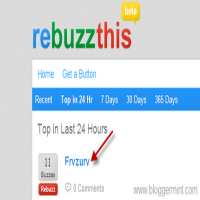 ReBuzzThis An Alternative to Buzrr For Google Buzz Counter