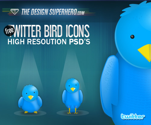 Twitter bird icons