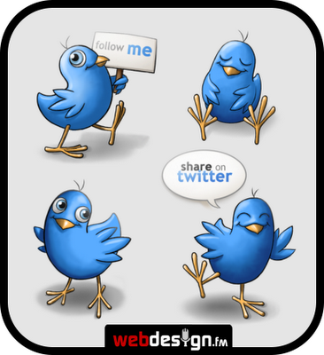 Twitter icons by webdesing fm