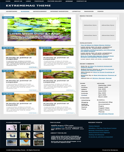 extreme mag wordpress theme