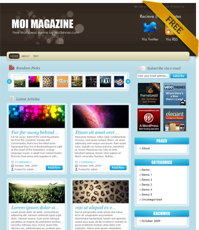 Moi free premium wordpress themes