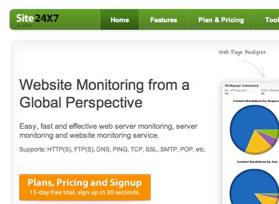 website monitor tools