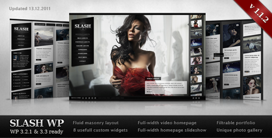 slash wp theme for photographer