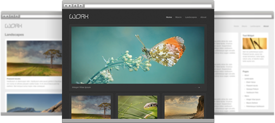 work photography wordpress theme