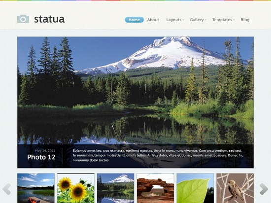 statua theme screenshot