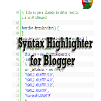syntax highligher for blogger
