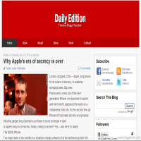dailyedition blogger template