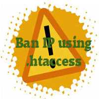 ban ip address using htaccess