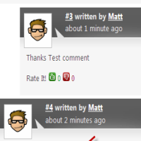 comments rating for wordpress posts