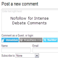 intense debate no follow links