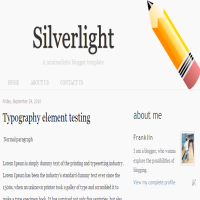 silverlight blogger template