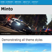 minto blogger template