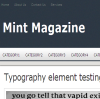 mintmag blogger template