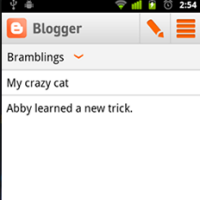 blogger android app