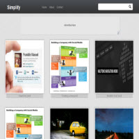 simplify blogger template