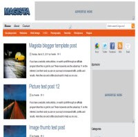 magista blogger template