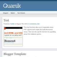 quanik wordpress theme