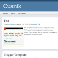 quanik wordpress theme