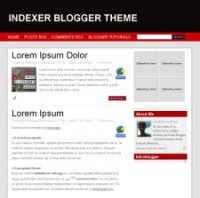 minimalist blogger template