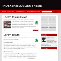 minimalist blogger template