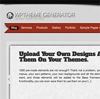 WP Theme Generator - WordPress theme creator tool