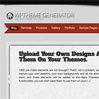 WP Theme Generator - WordPress theme creator tool