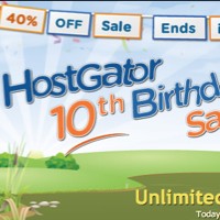 hostgator birthday sale - 40% discount
